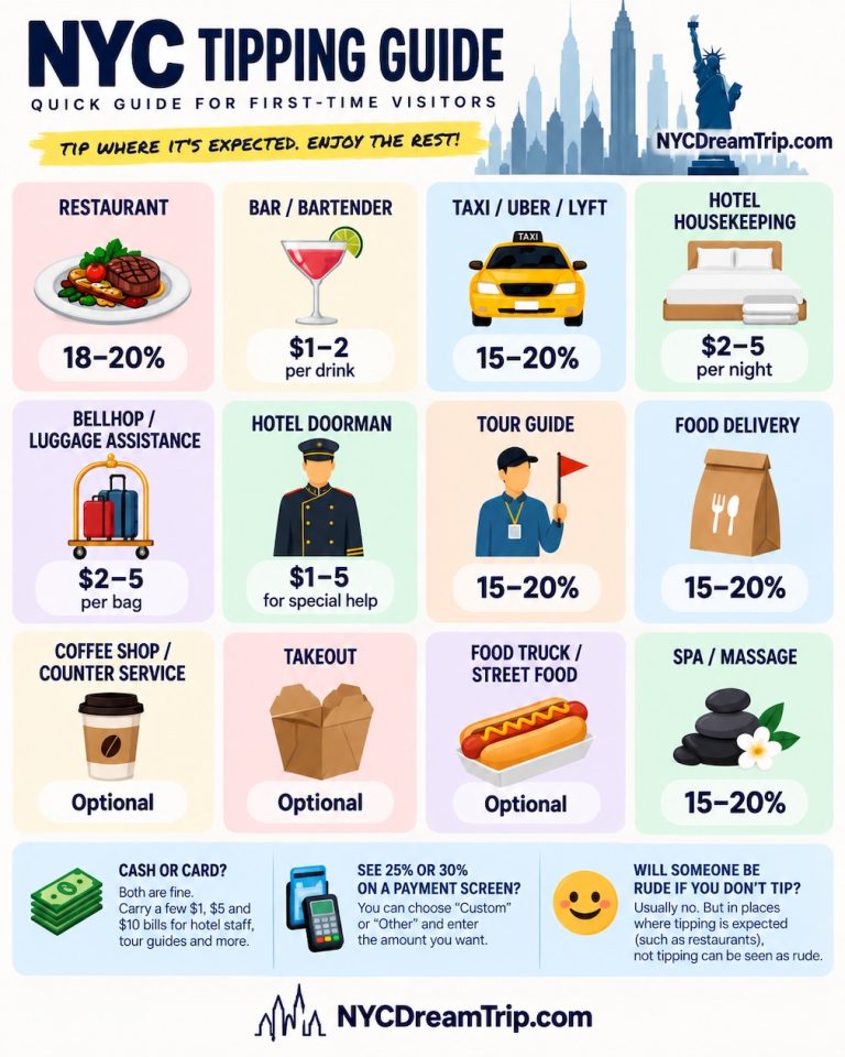 New York City tipping guide
